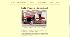 Desktop Screenshot of cafe-franz-schubert.de