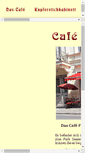 Mobile Screenshot of cafe-franz-schubert.de