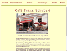 Tablet Screenshot of cafe-franz-schubert.de